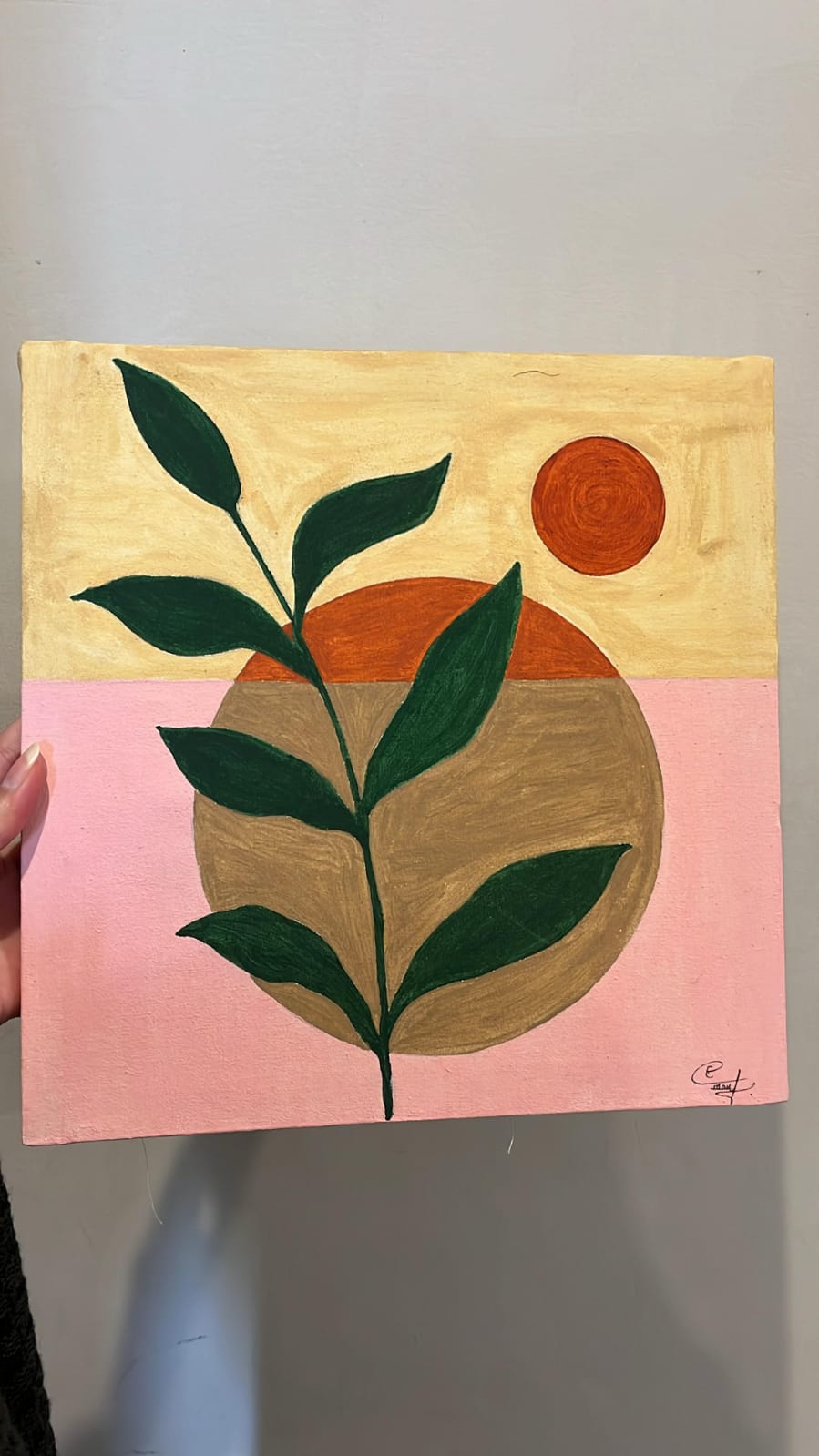 Beautifull hand made  painting without frame