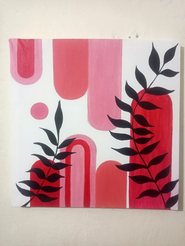 Hand made painting without frame