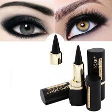 Kajal eyeliner Mis Rose Black Long-Lasting Eye liner Pen Makeup 24-Hour Waterproof Gel Eye Shadow Eyeliner Pencil Kajal Eye Shimmer