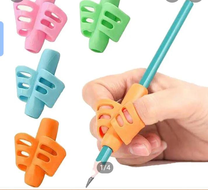 Pencil Grip For Kids Hand Writing | Children Pencil Holder Tools Silicone Two Finger Ergonomic Posture | Silicone Pencil Grips | Pencil Griper For Kids